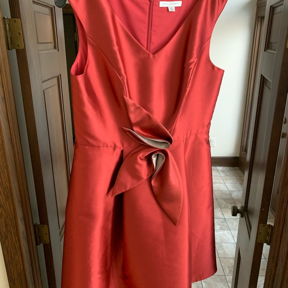 Pink Kate Unger Dress with Twist Detail
